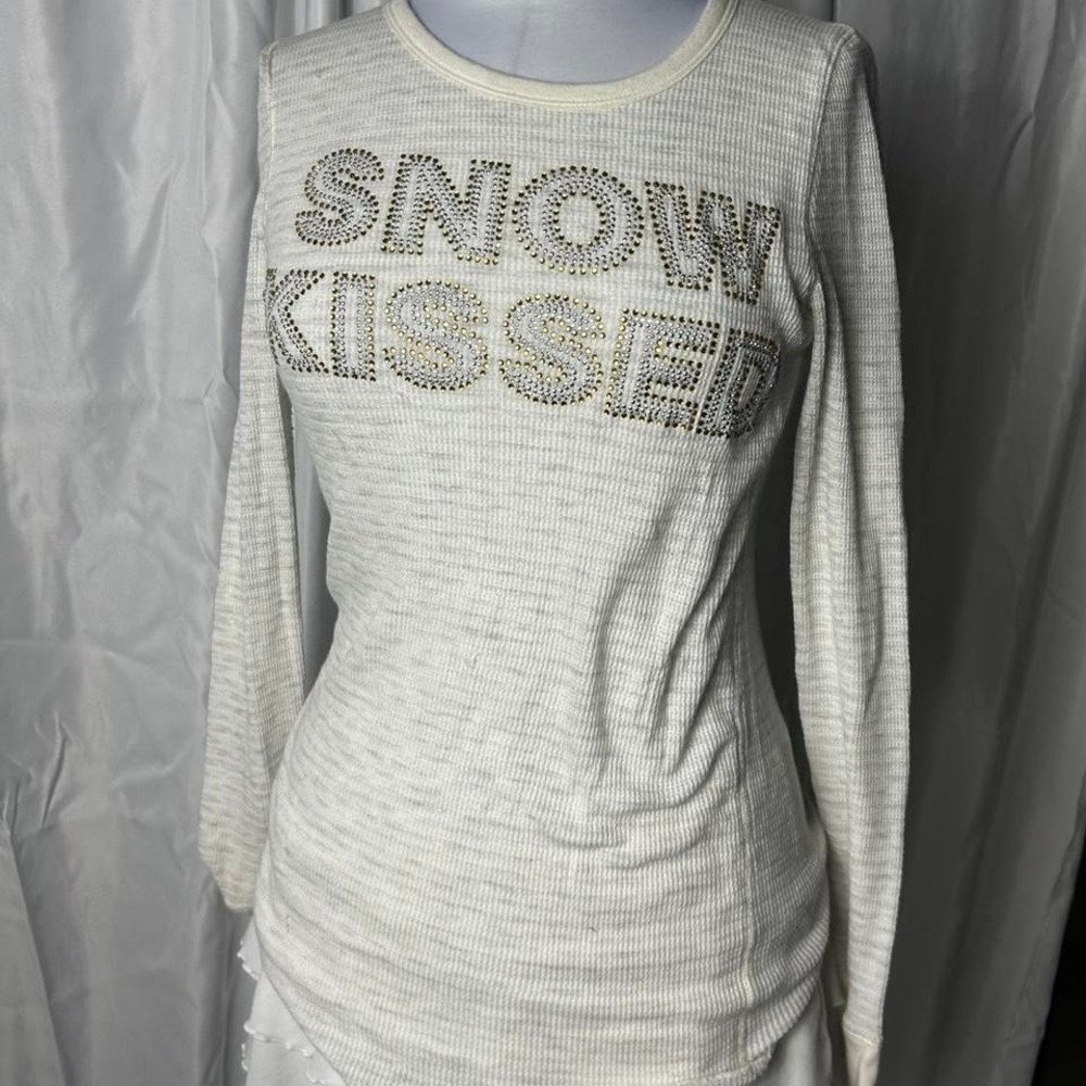 Victoria's Secret "Snow Kissed" Rhinestone Top Vintage